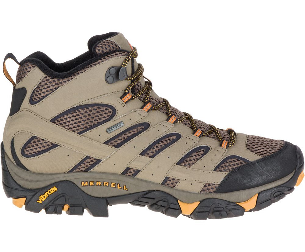 Merrell Hiking Boots Brown - Moab 2 Mid GORE-TEX® - Mens 28DSQHXTV